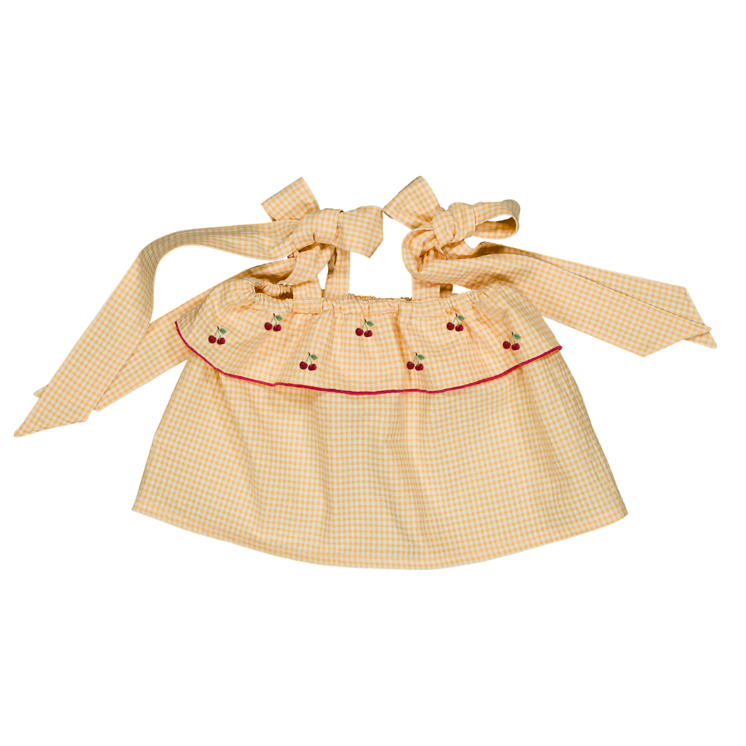 Blouse Castille - Vichy jaune