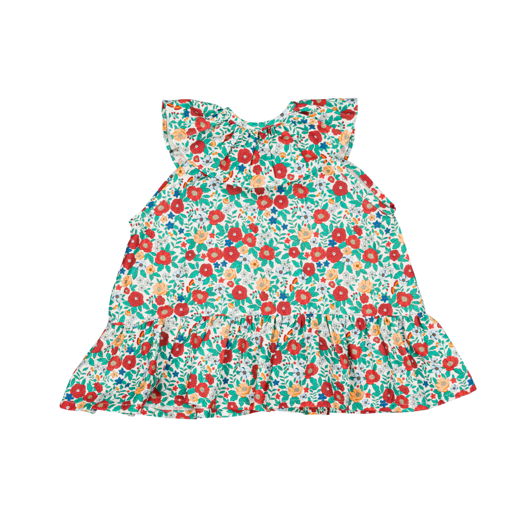 Chemise Hortense - Coquelicots