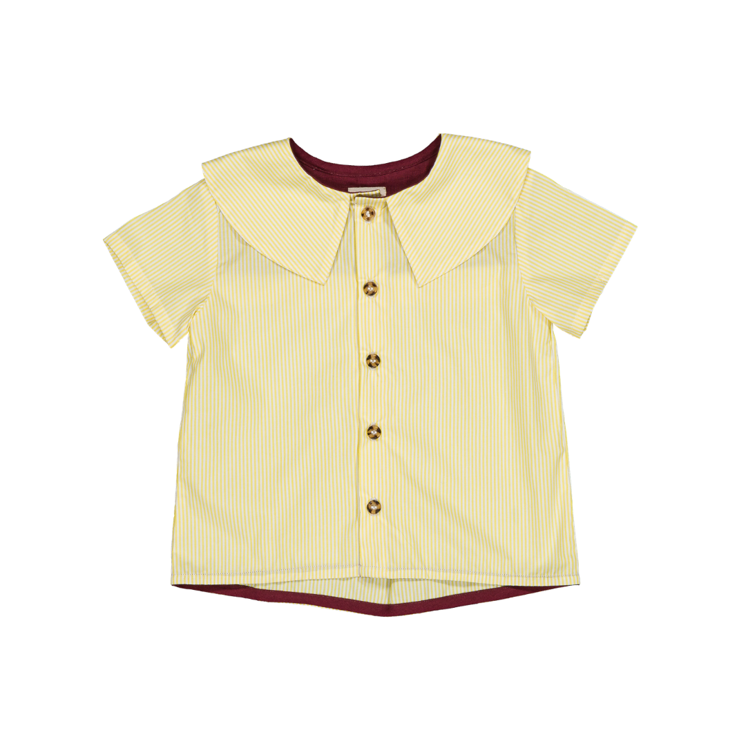 Chemise Lorette - Rayures jaunes