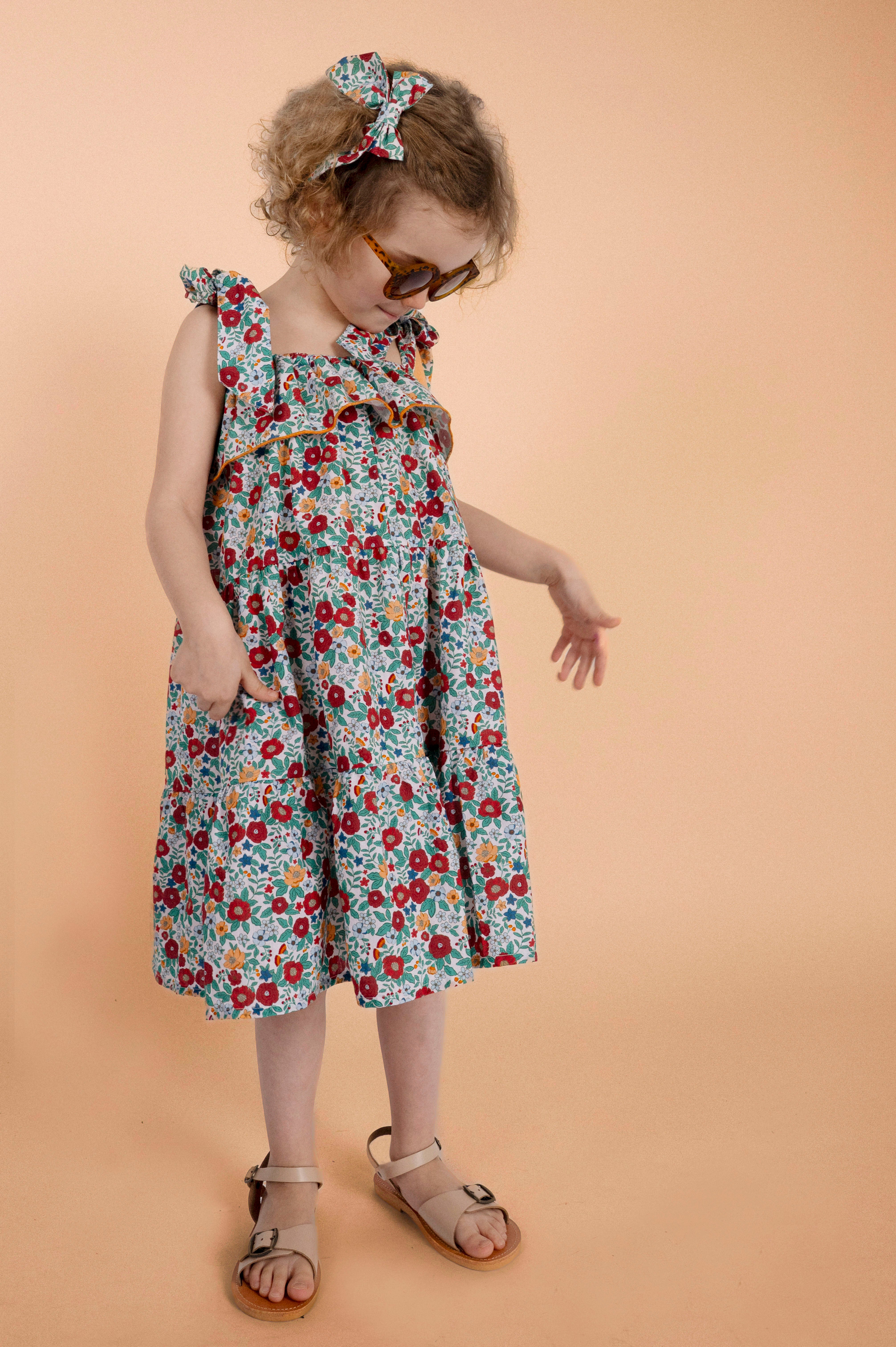 Barette Carlotta - Coquelicot