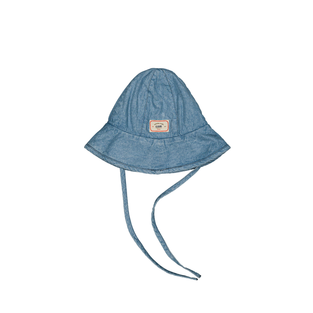 Chapeau toscane - Denim bleu clair