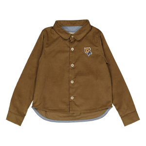 Chemise PARMA velours brun